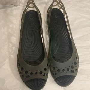 Crocs Peep Toe Flats